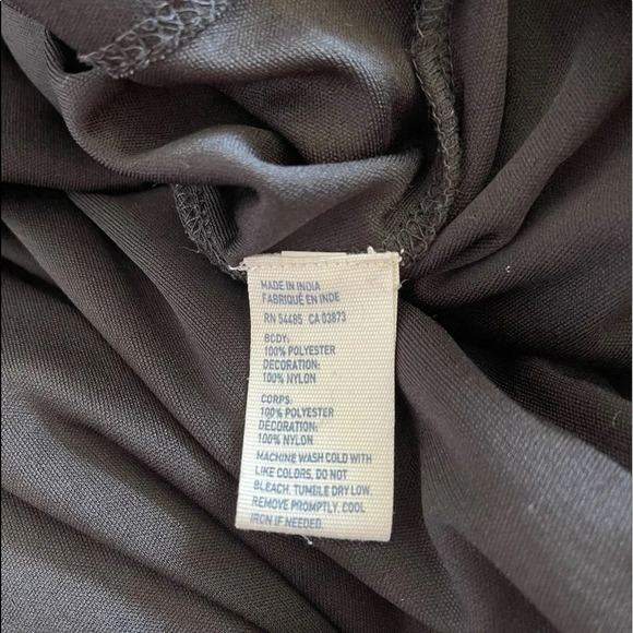 American Eagle Black Lace Back Fit & Flare Sleeveless Mini Dress 2 Women’s - Picture 12 of 13